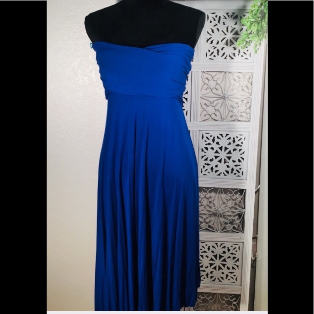 Elan Royal Blue Infinity Dress/Swim Coverup - Picture 3 of 7